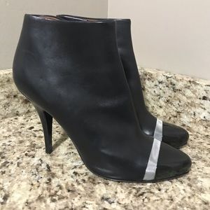 Givenchy black and silver booties. Size 9.5